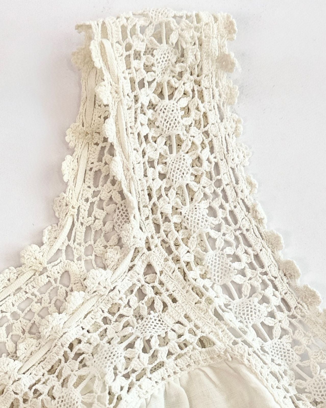 Little Scallop Trim Edwardian Cotton Tank