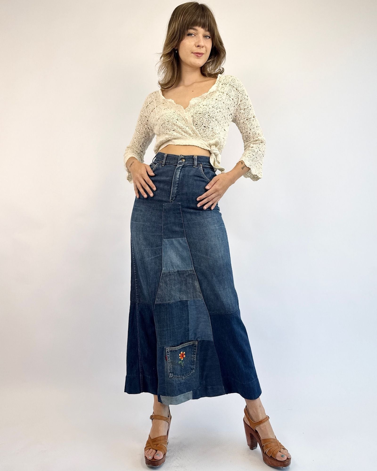 Woven Wishes Crochet Tie Top