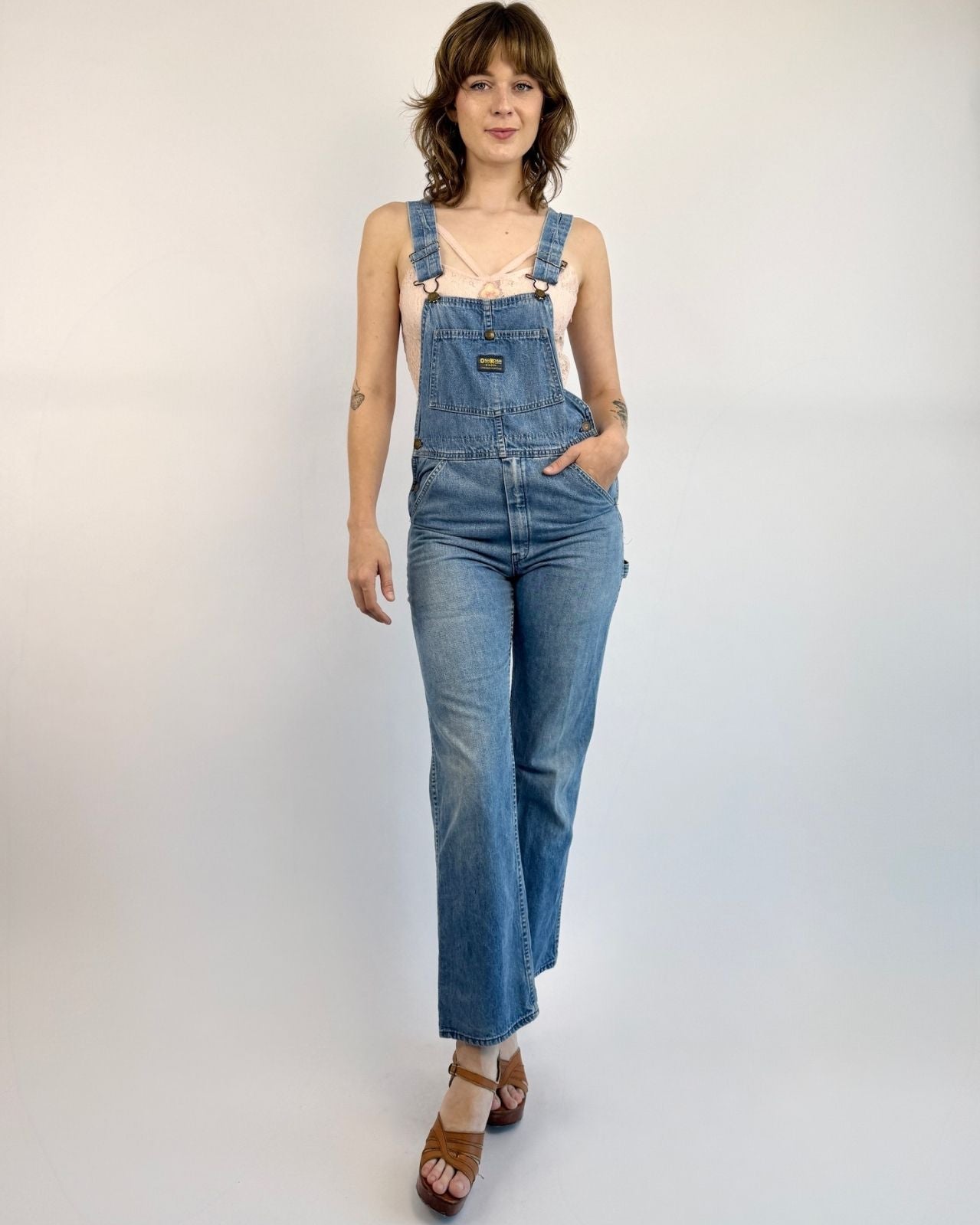 Osh Kosh Fit Just Right Denim Overalls