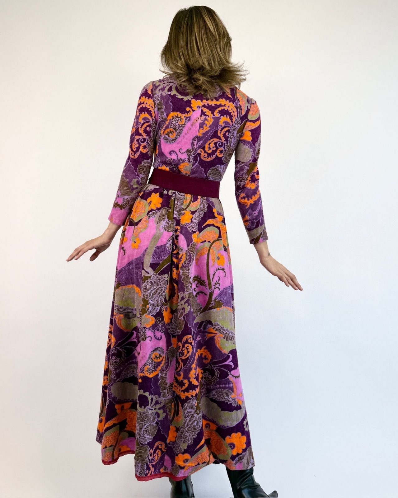 Geoffrey Beene Berry Sweet Floral Dress