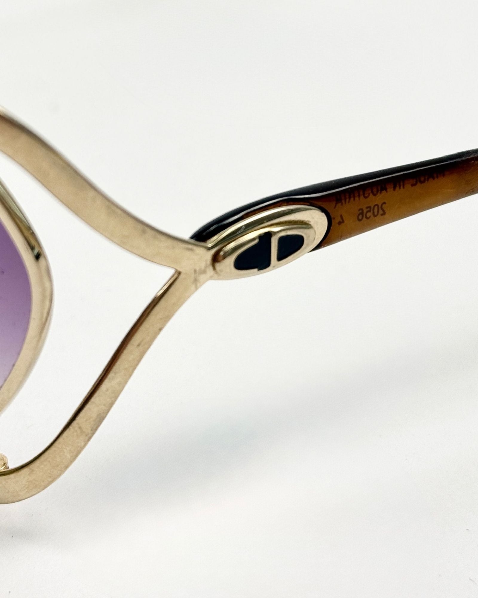 Christian Dior Purple Butterfly Sunglasses