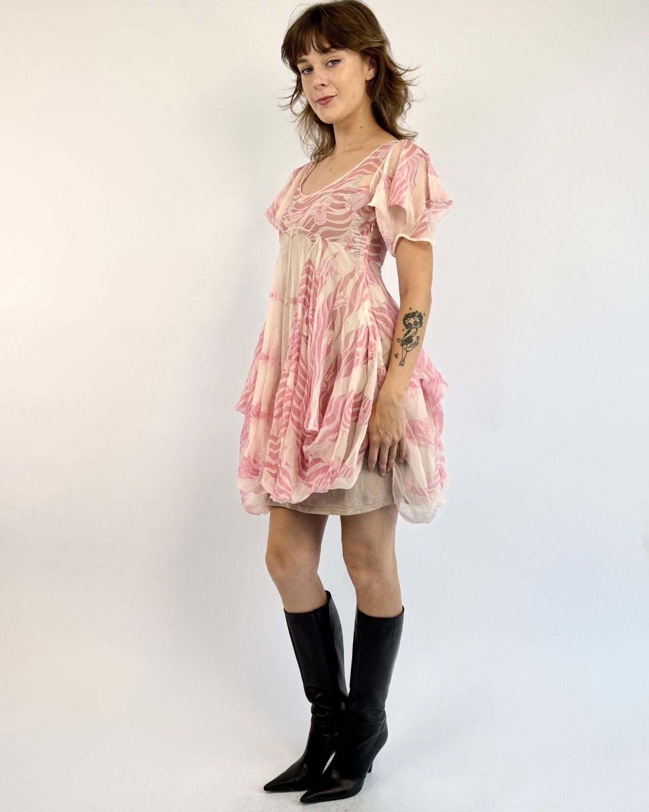 Zandra Rhodes Fairies Flit Mini Dress