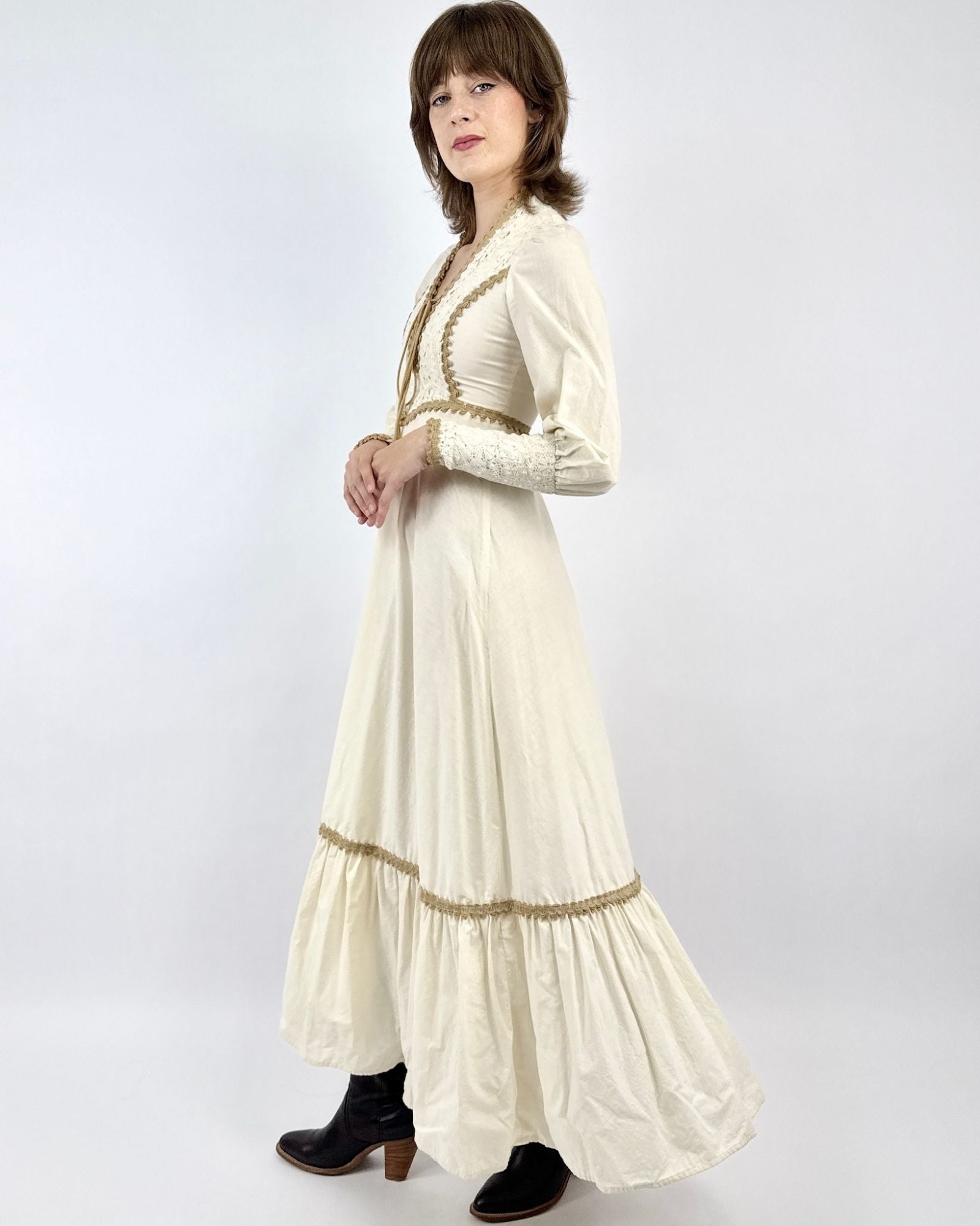 70s Royal Melodies Gunne Sax Maxi Dress