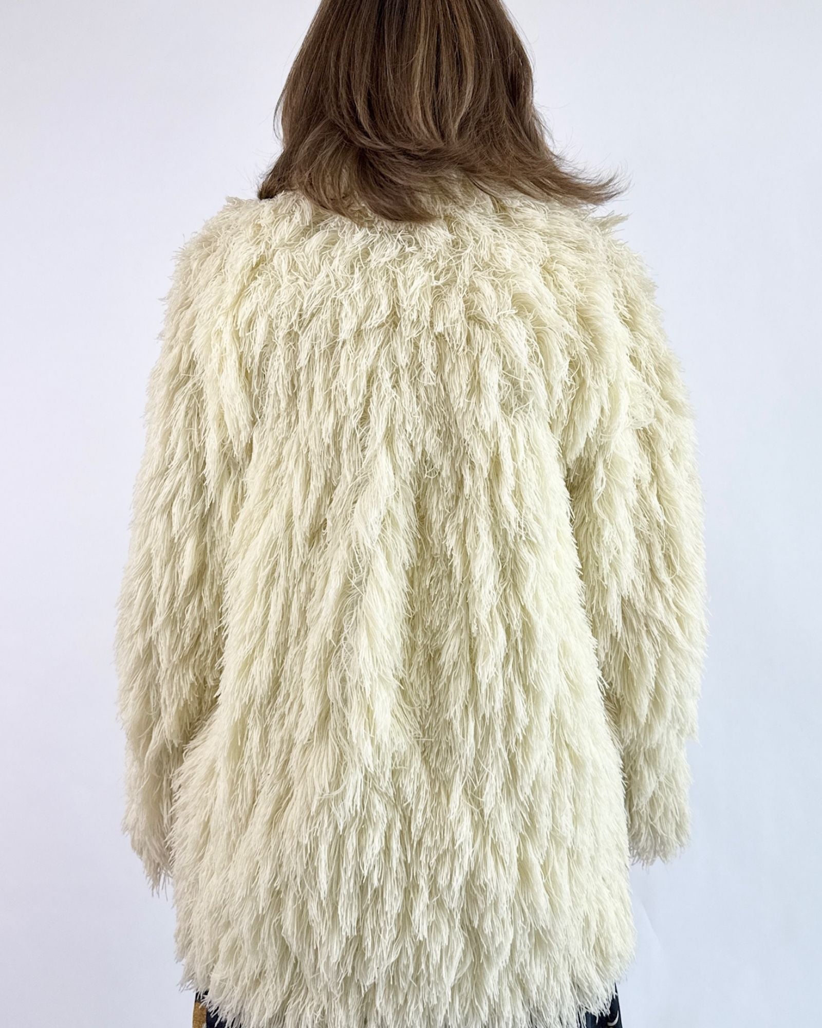 Textural Tundra Yarn Coat