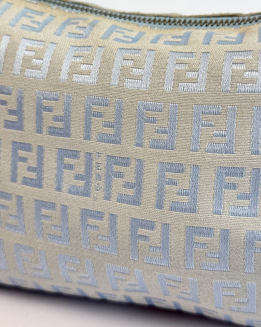 Fendi Borsa Con Fiano Celeste Naturale Bag