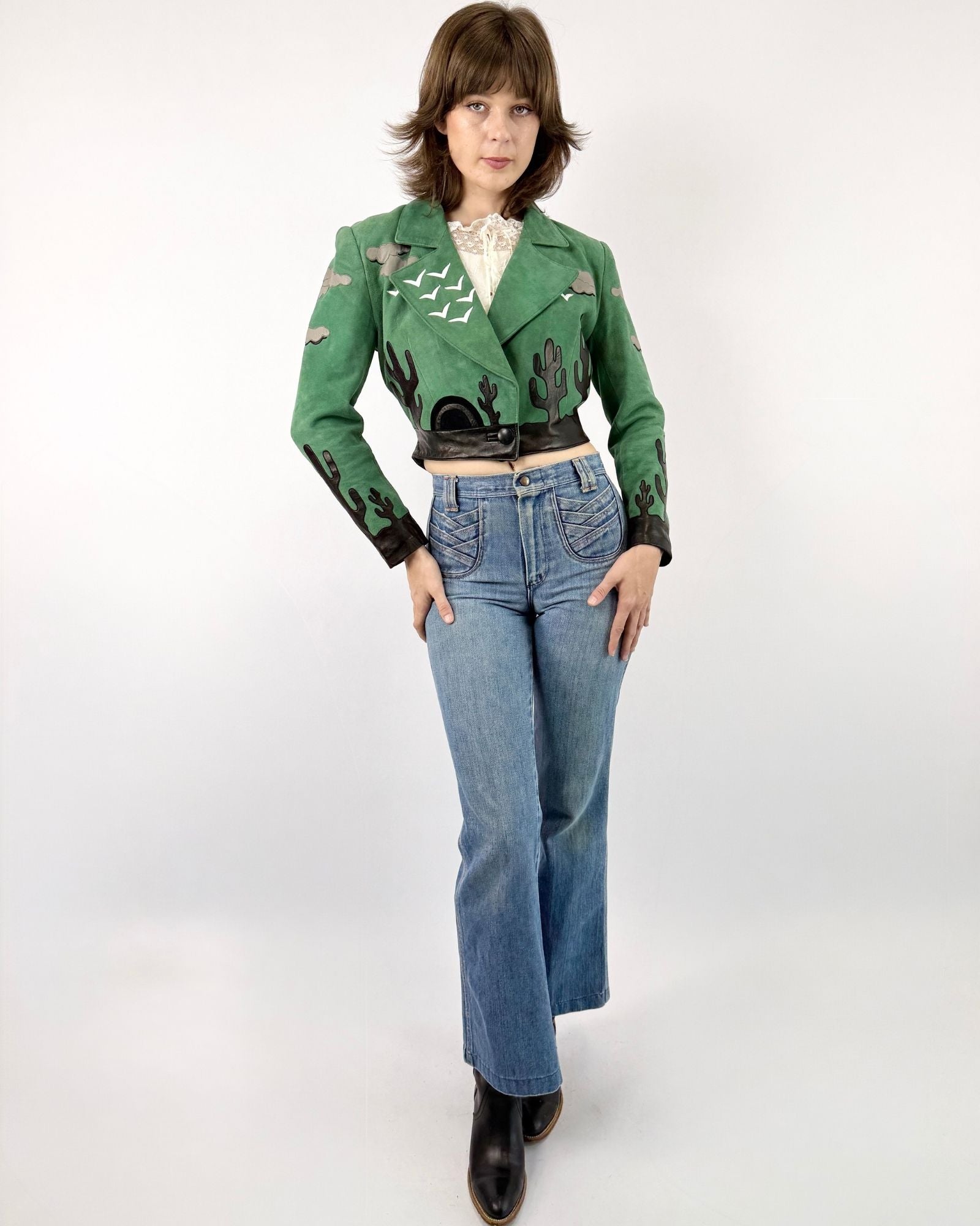 Jean Claude Jitrois Mystic Grit Patchwork Jacket