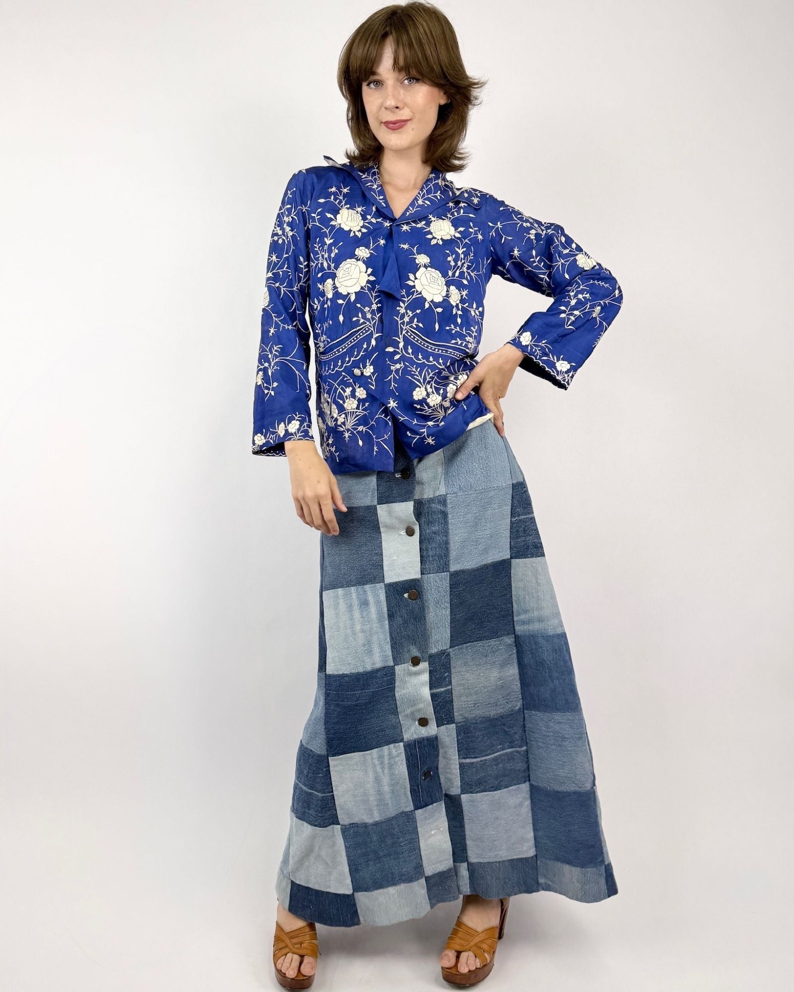 1920s Wise in Ways Embroidered Silk Jacket