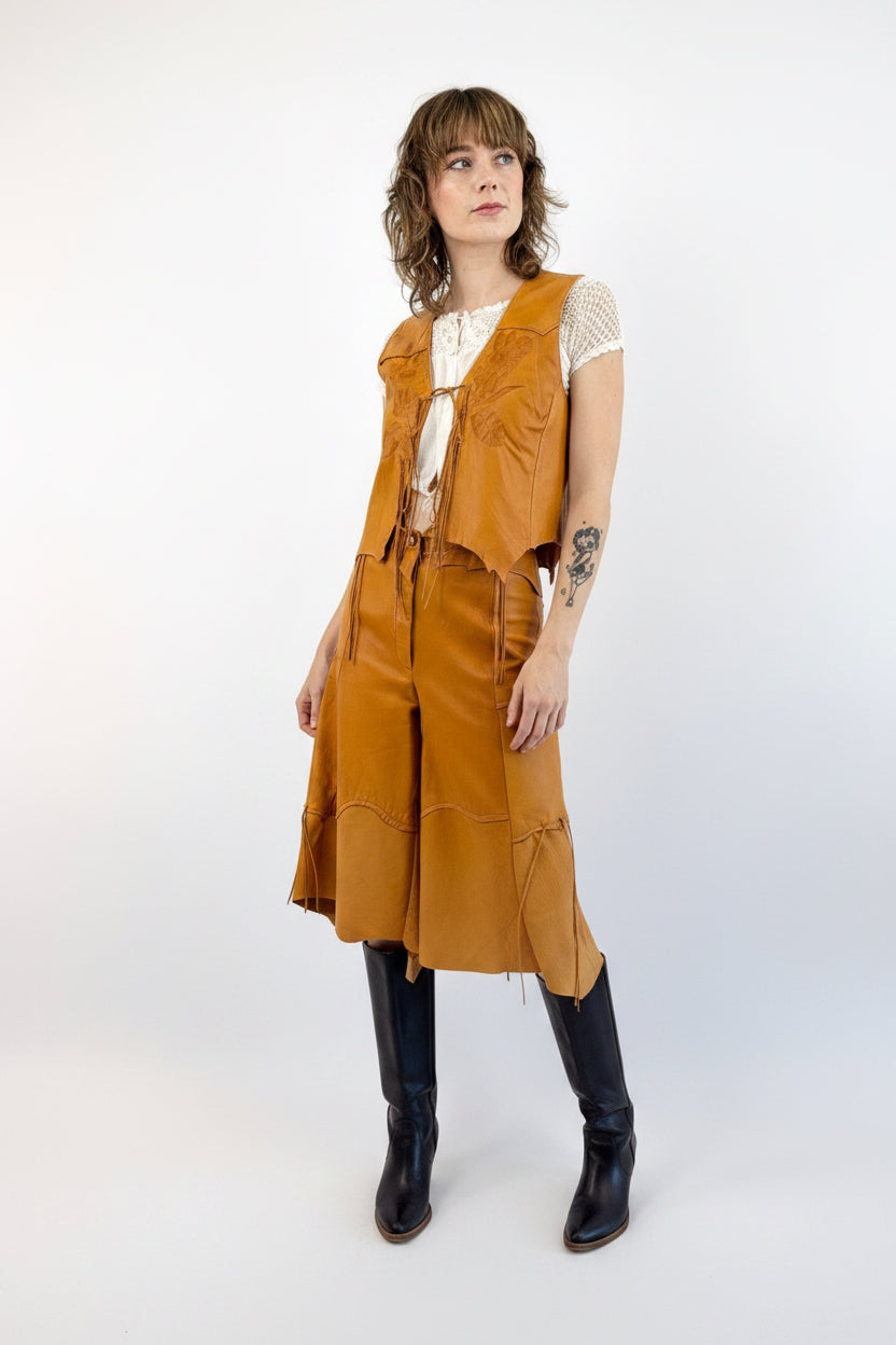 Santa Fe Western Sun Leather Set