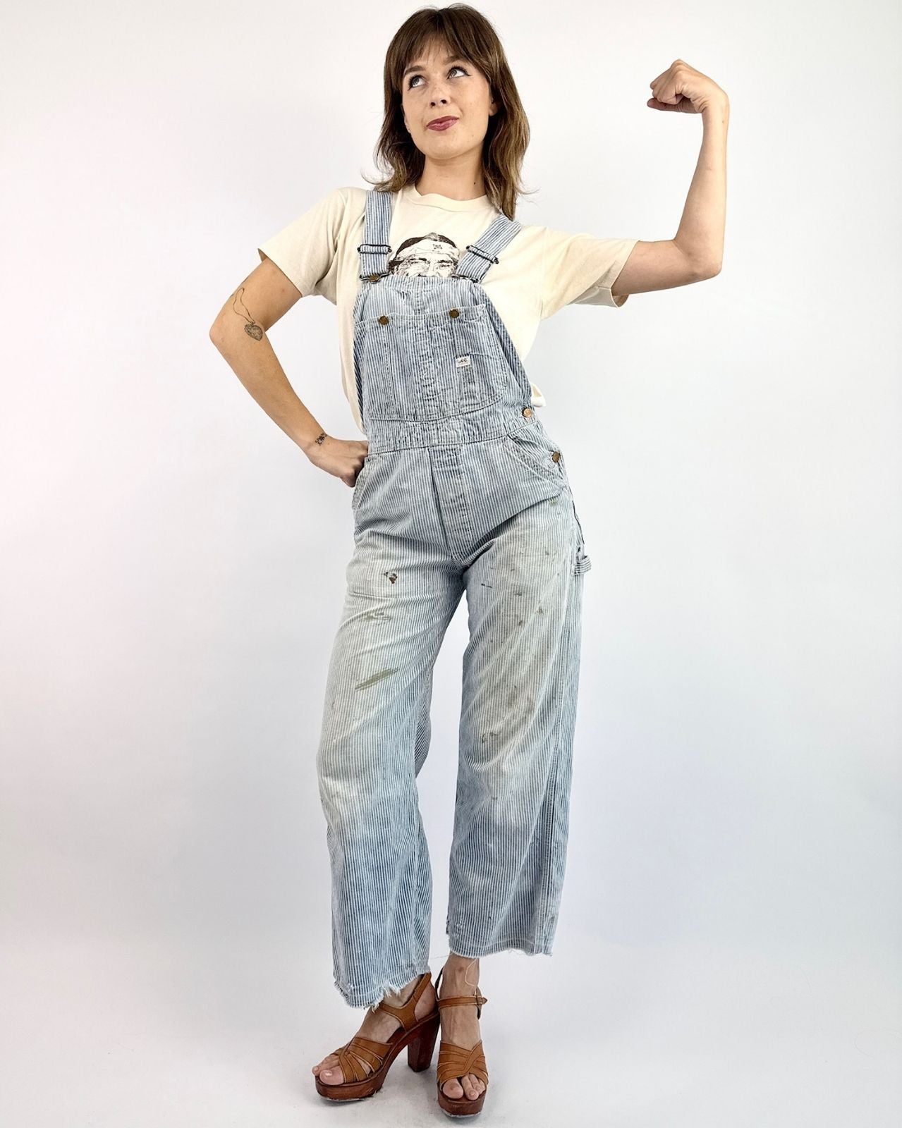 Lee Make Your Mark Paint Splatter Overalls