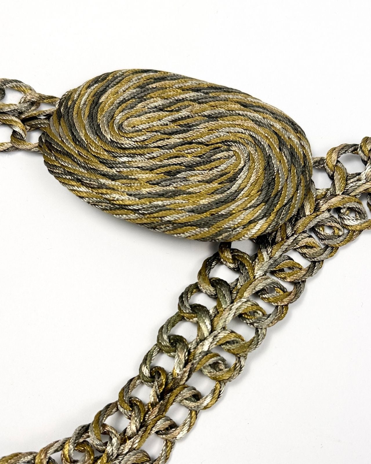 Metallic Woven Belt