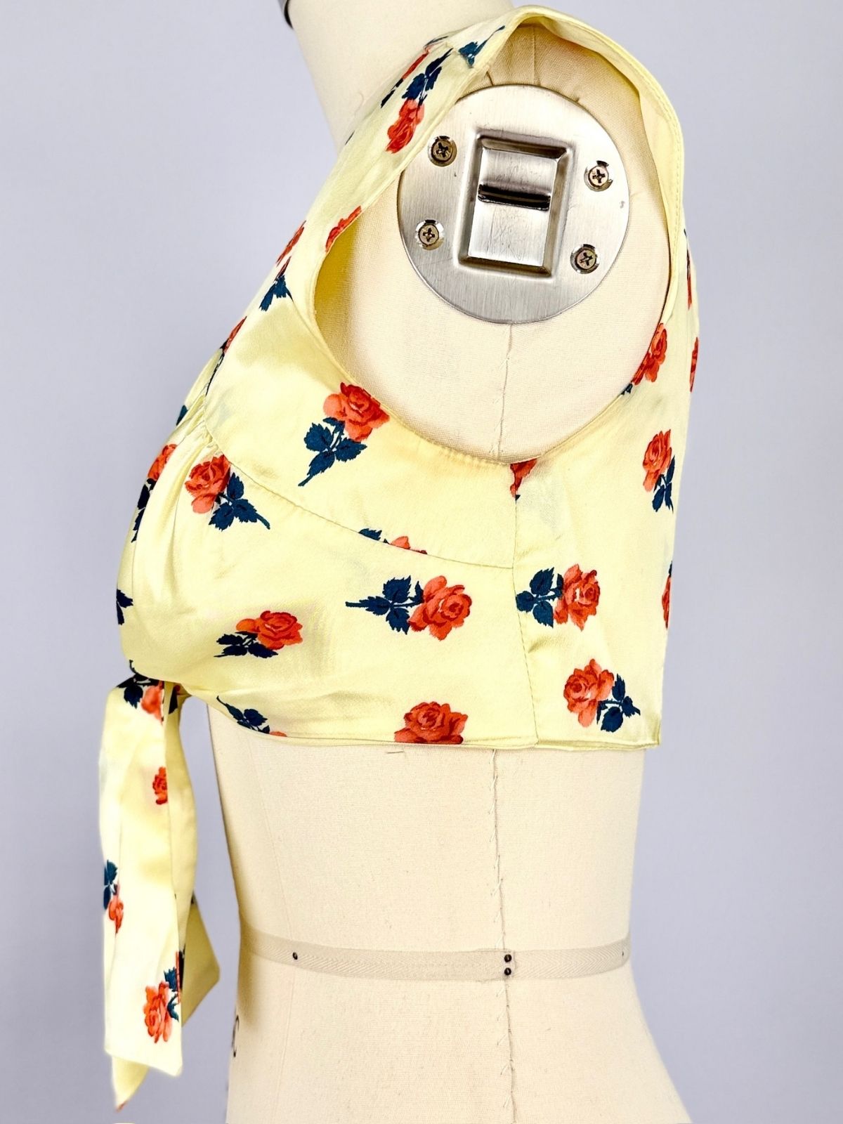 70s Rose Crop Top