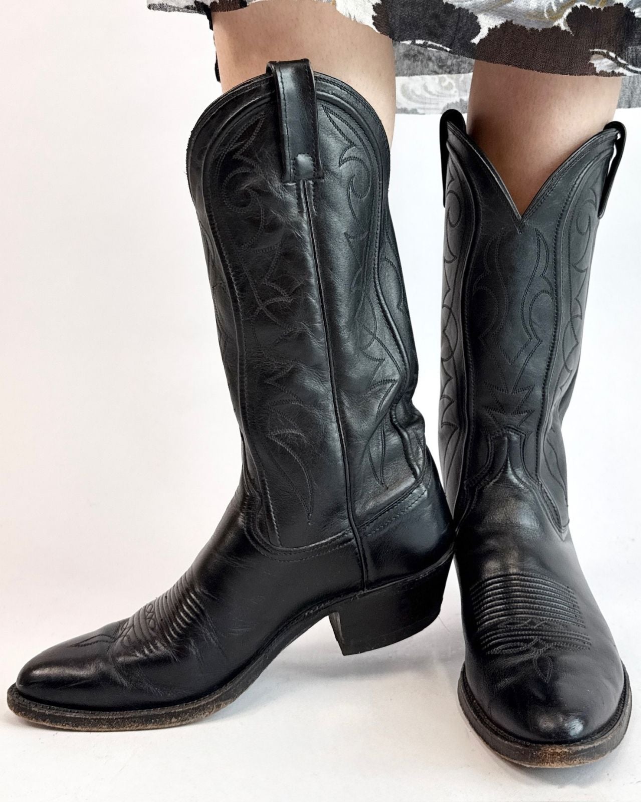 Dan Post Black Cowboy Boots