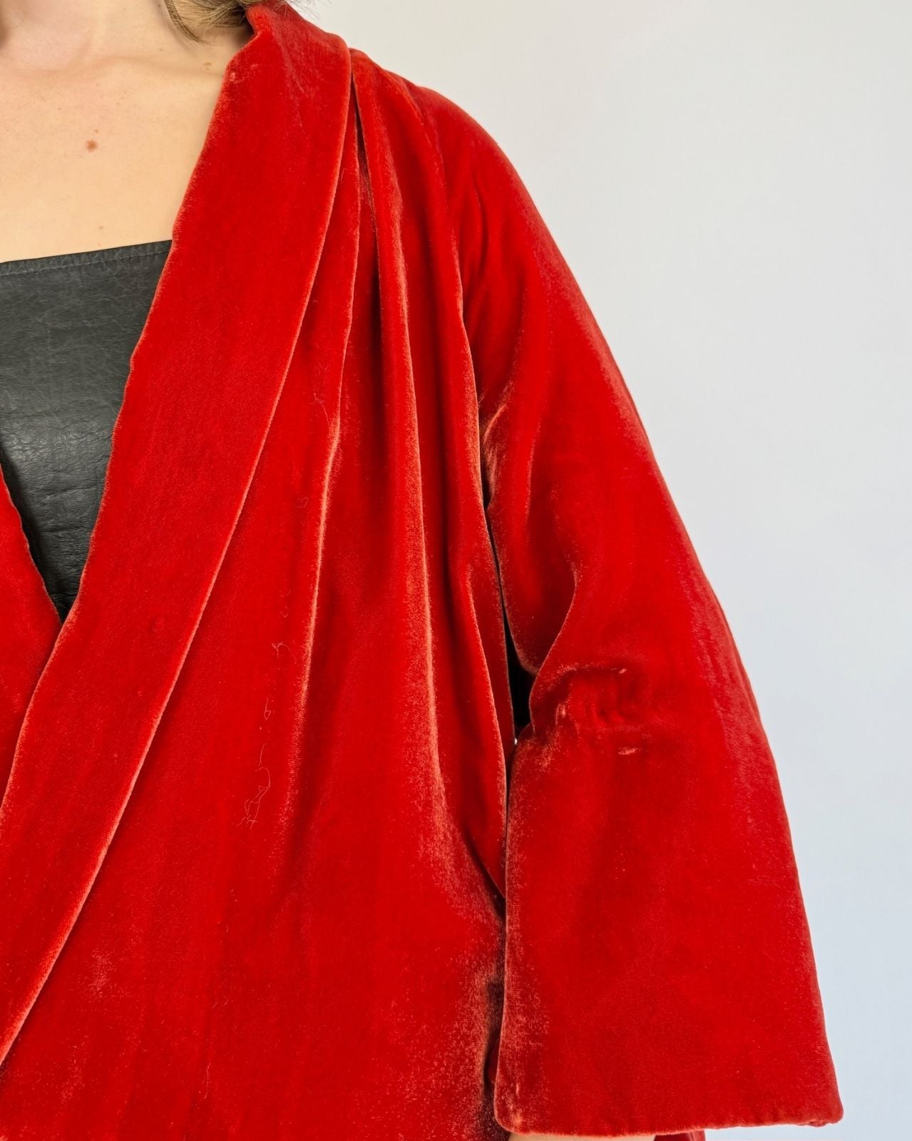 1930s Gone Tomorrow Rust Velvet Jacket