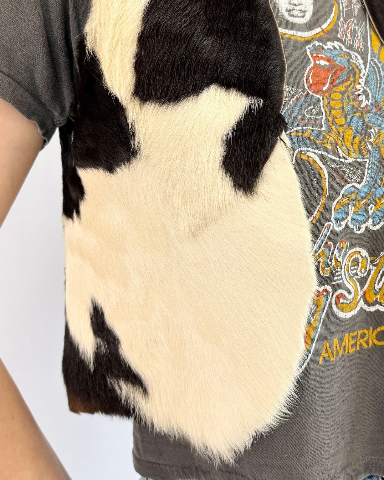 In The Meadow Classic Cowhide Vest