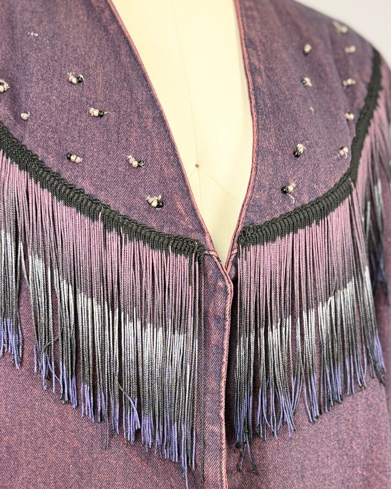 90s Over-dyed Purple Denim Jacket