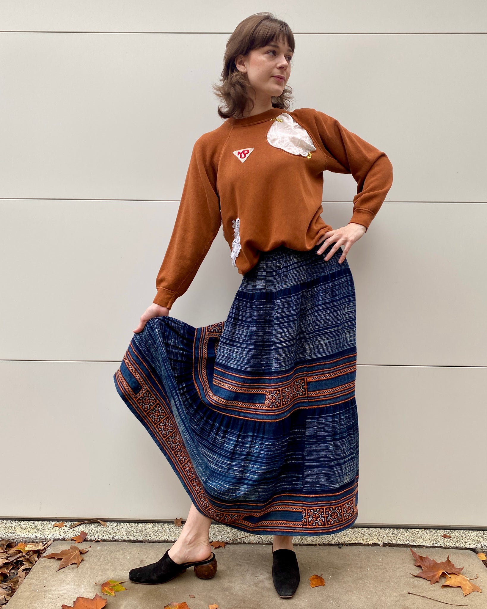 Sunset Thai Hmong Maxi Skirt