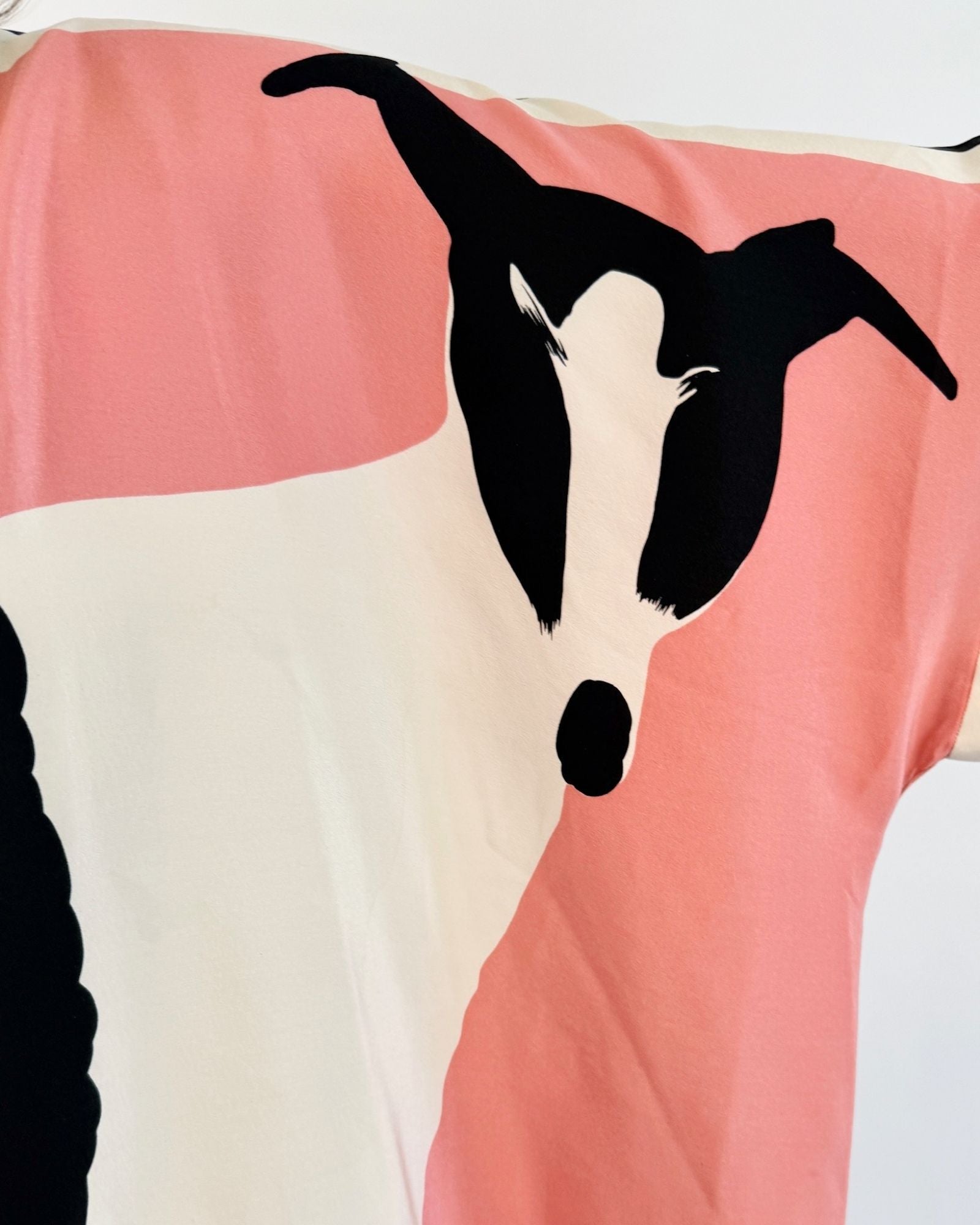 80s Michaele Vollbracht Greyhound Dress