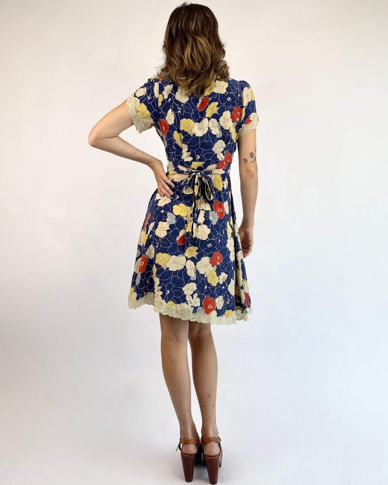 Betsey Johnson Primary Fields 90s Floral dress