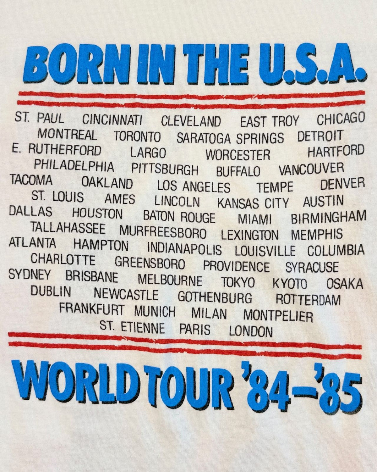 Bruce Springsteen 1984 Tee