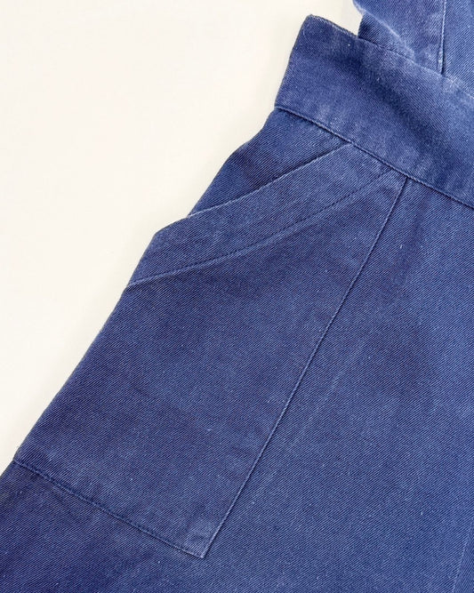 Navy Cotton Shortalls