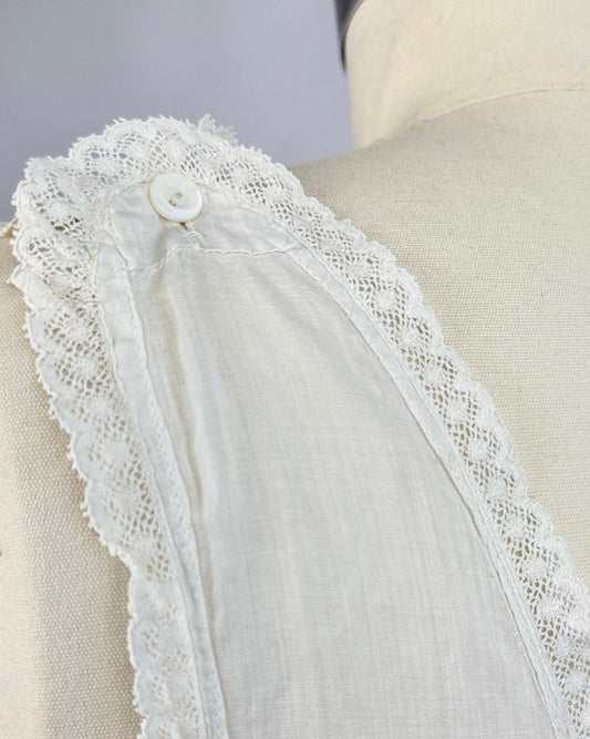 Edwardian White Lace Top