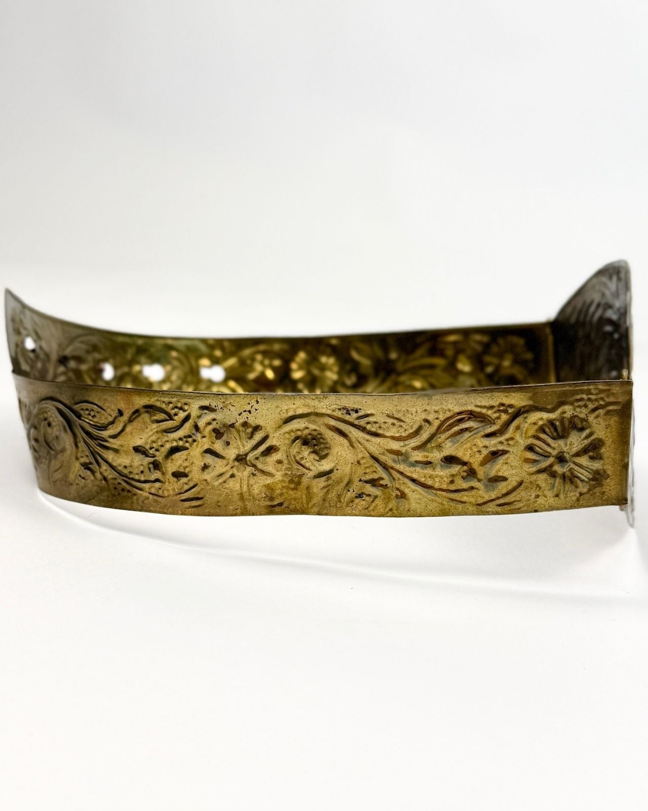 Gold Foil Statement Belt
