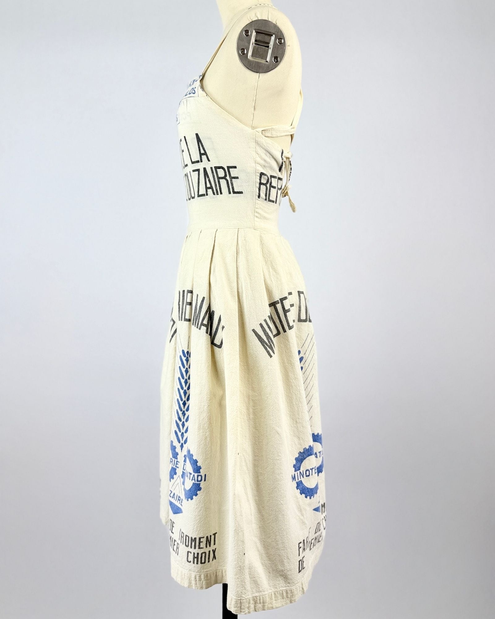 Feedsac Lace Up Dress