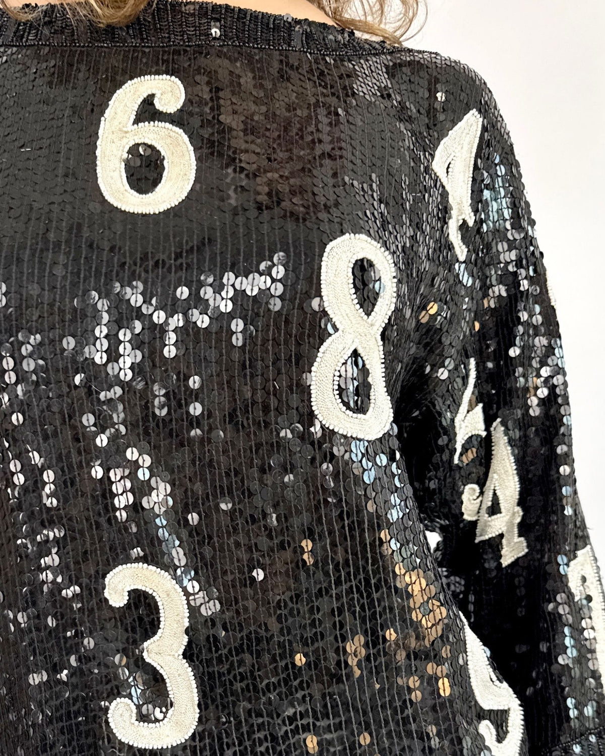 Sequin By Numbers Mini Dress