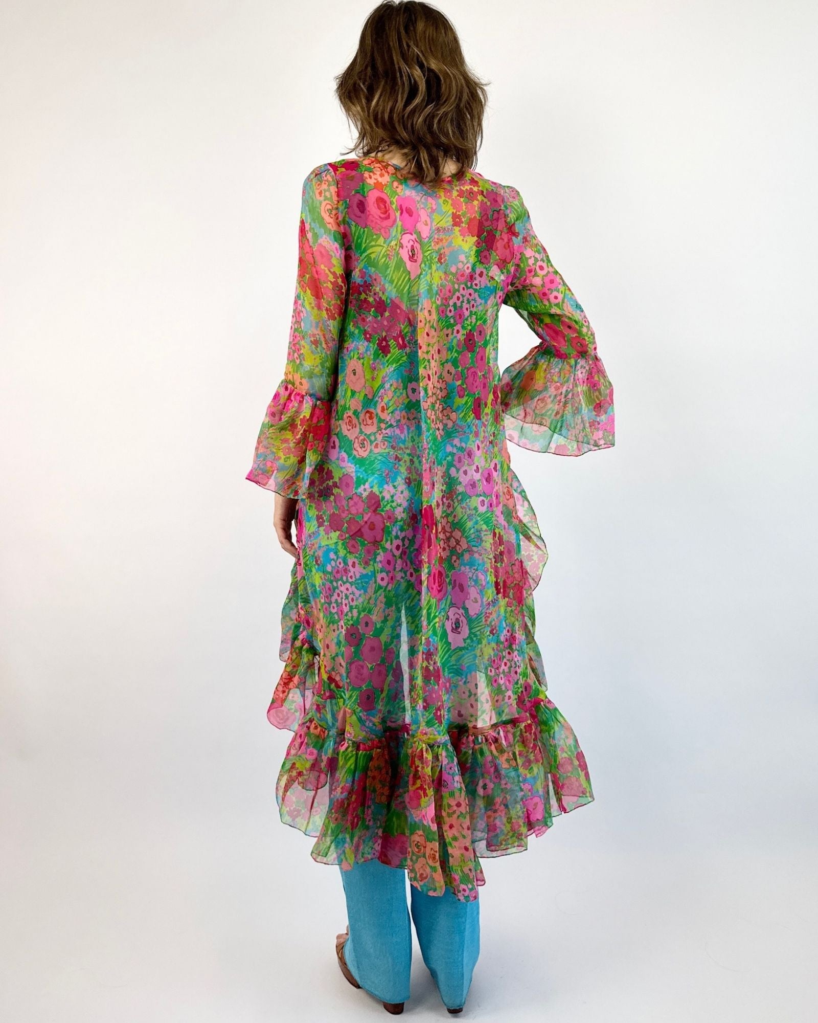 Flurry of Florals Chiffon Top