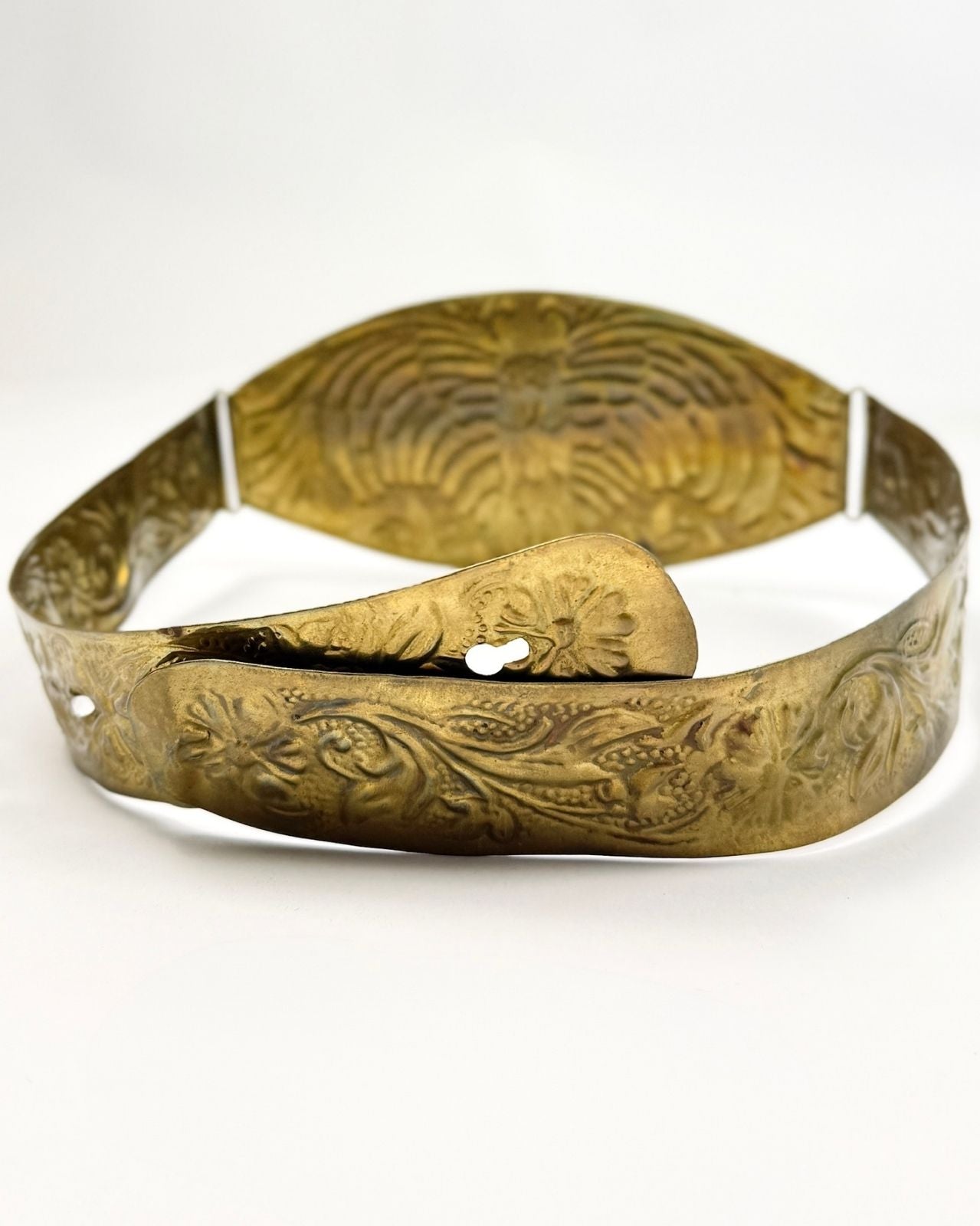 Gold Foil Statement Belt