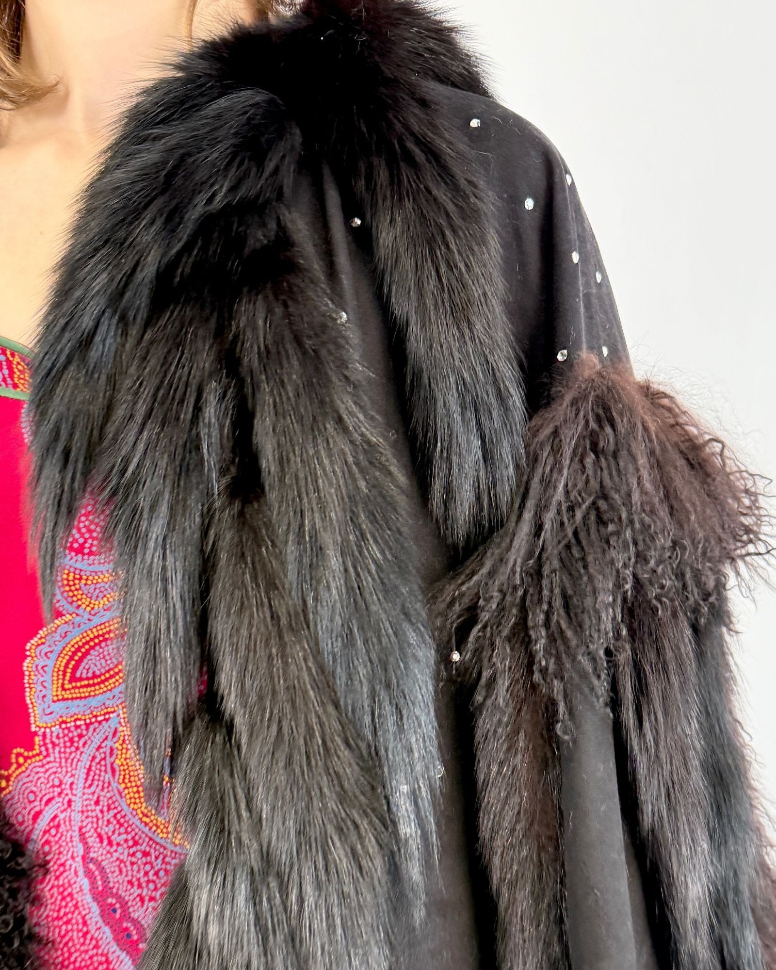 Szor-Diener Curly Lamb Cape