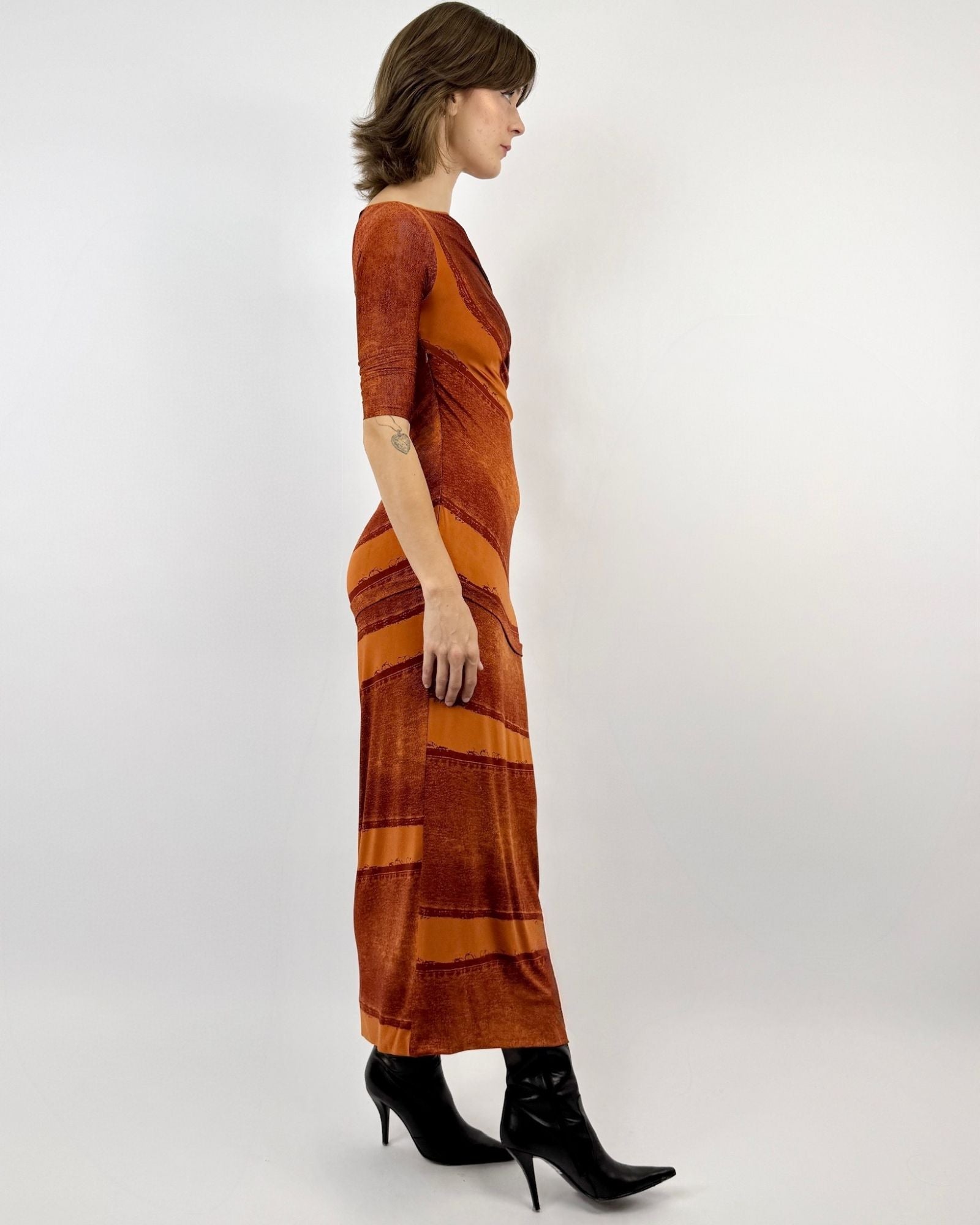 Gianfranco Fierre Mojave Rain Maxi Dress