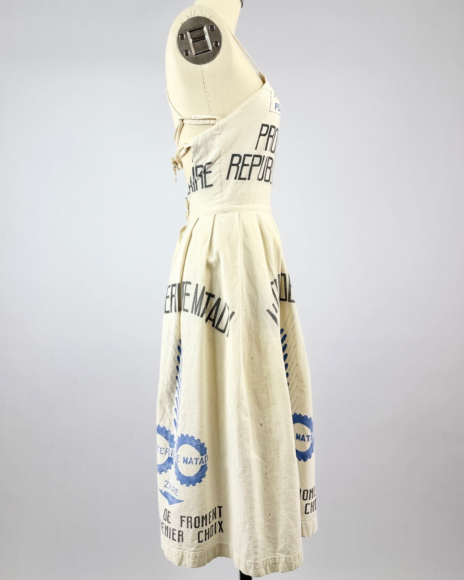 Feedsac Lace Up Dress