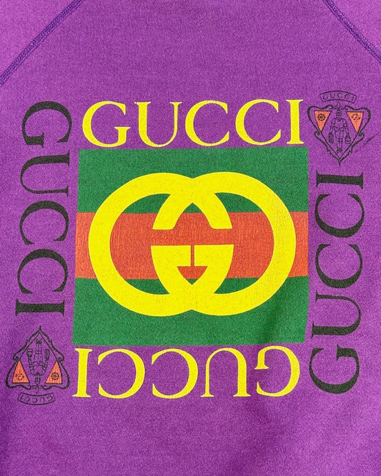 Purple Gucci Bootleg Sweatshirt