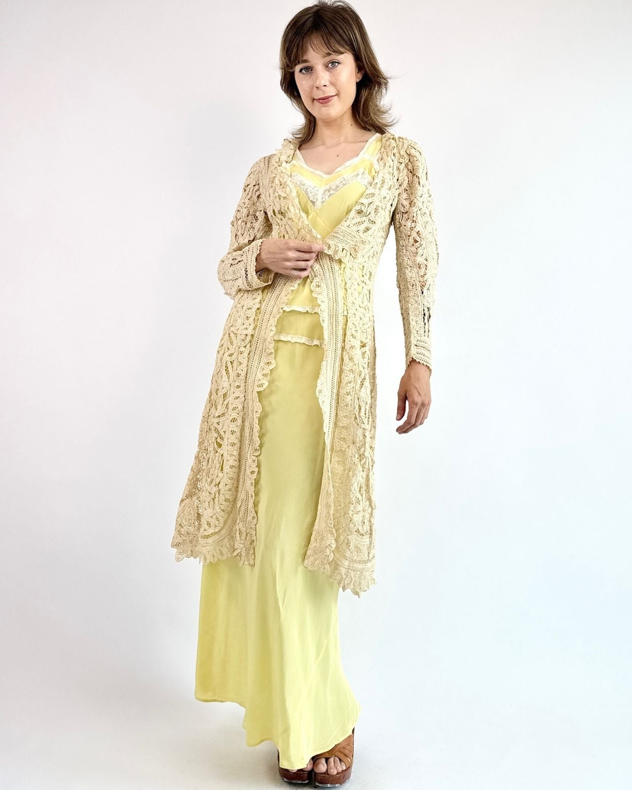 Poetry of Longing Lace Duster Jacket