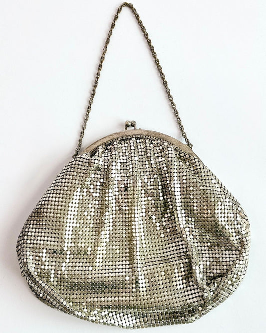 Whiting and Davis Silver Mesh Bag