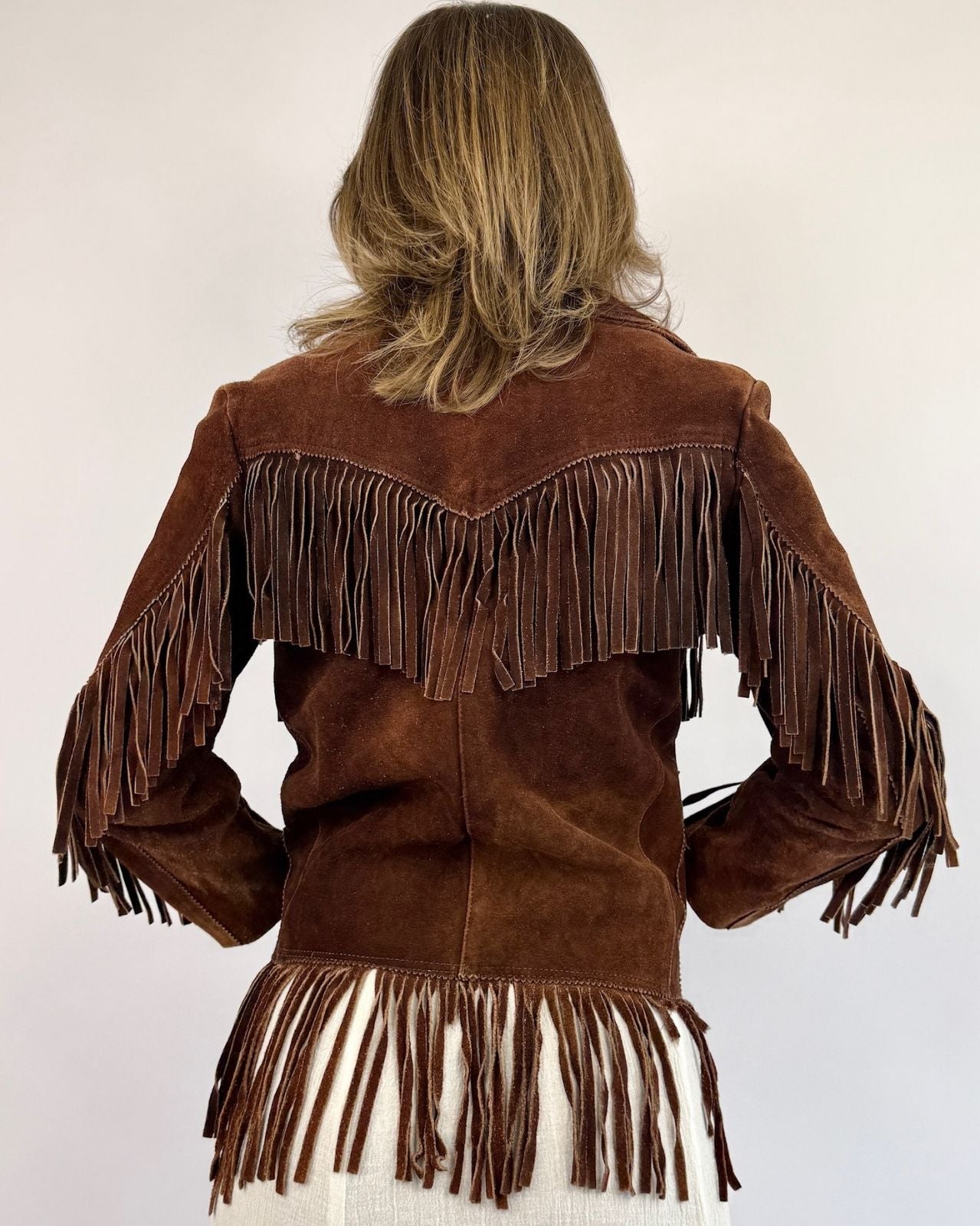 Wild Wild West Suede Fringe Jacket