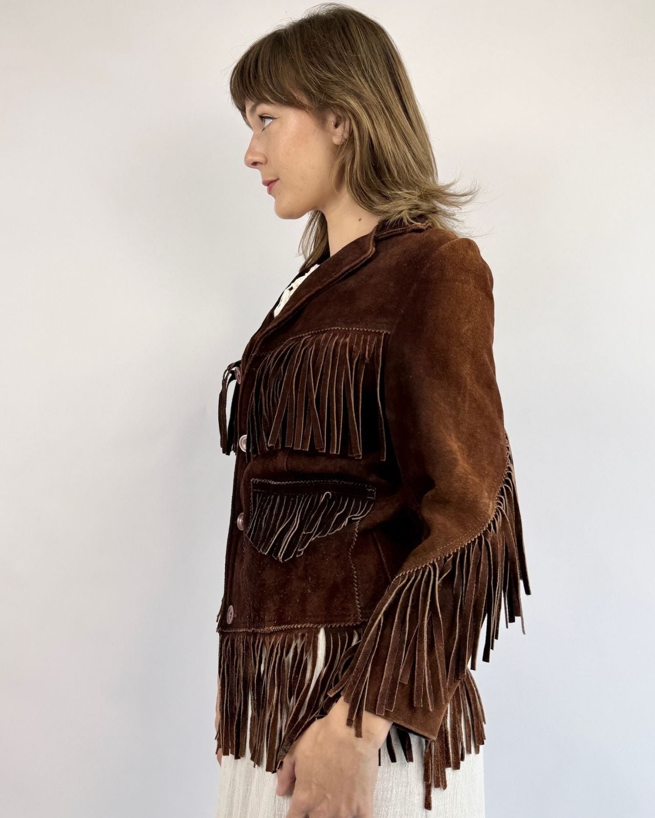 Wild Wild West Suede Fringe Jacket