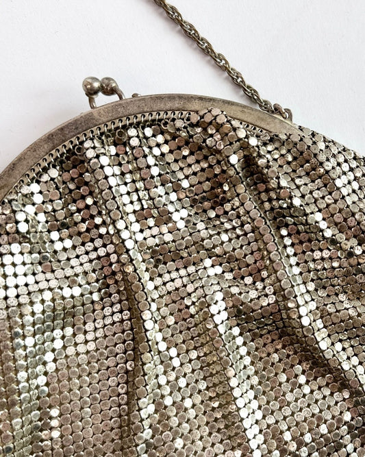Whiting and Davis Silver Mesh Bag