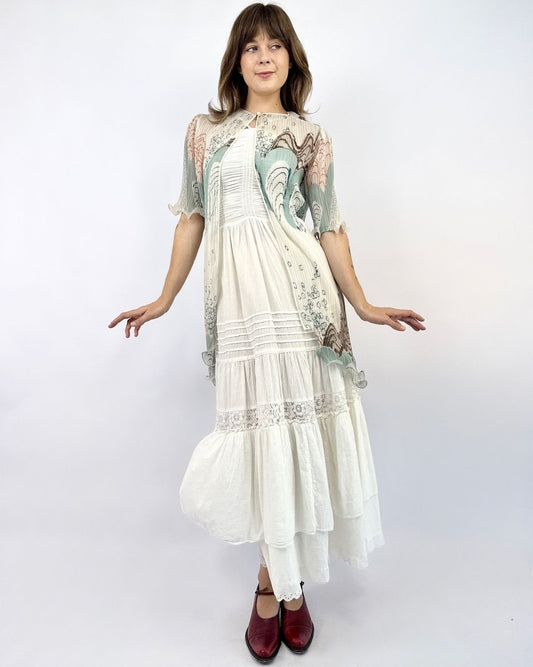 Mists of The Aegean Plissé Robe