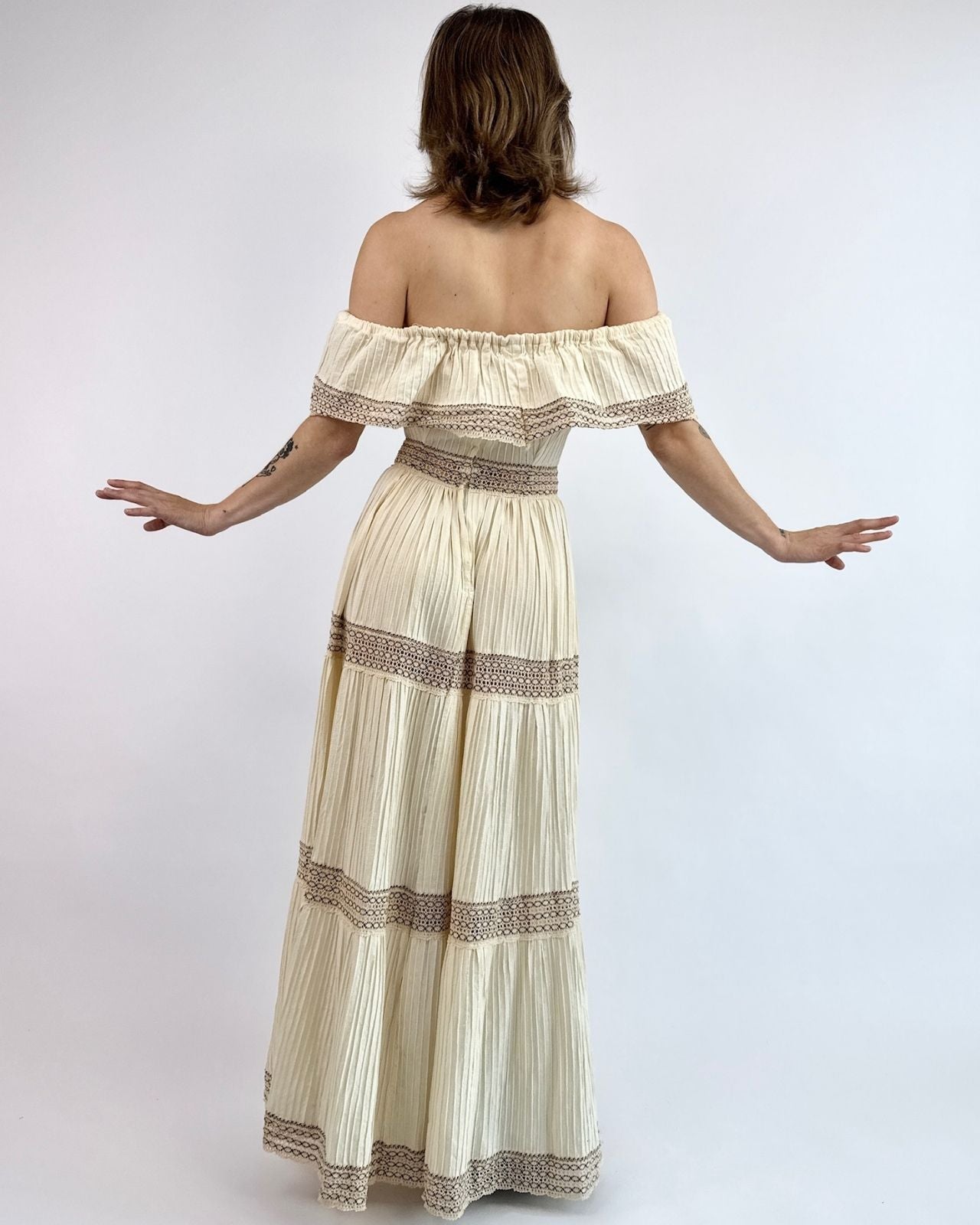 70s Light Be A Lady Maxi Dress