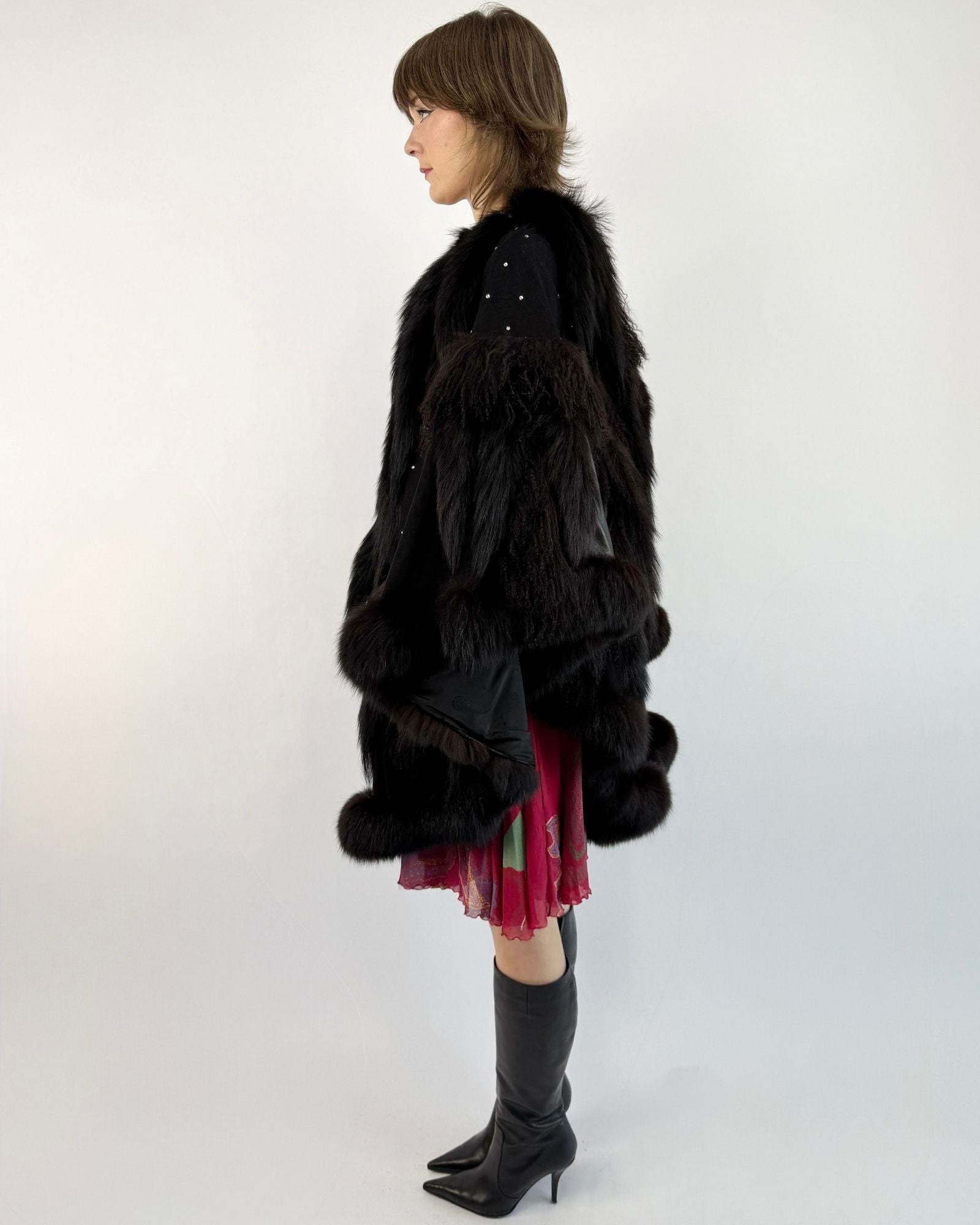 Szor-Diener Curly Lamb Cape