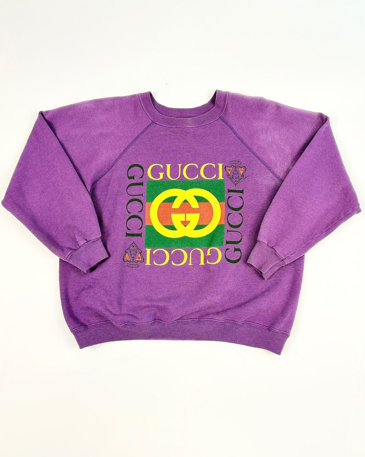 Purple Gucci Bootleg Sweatshirt