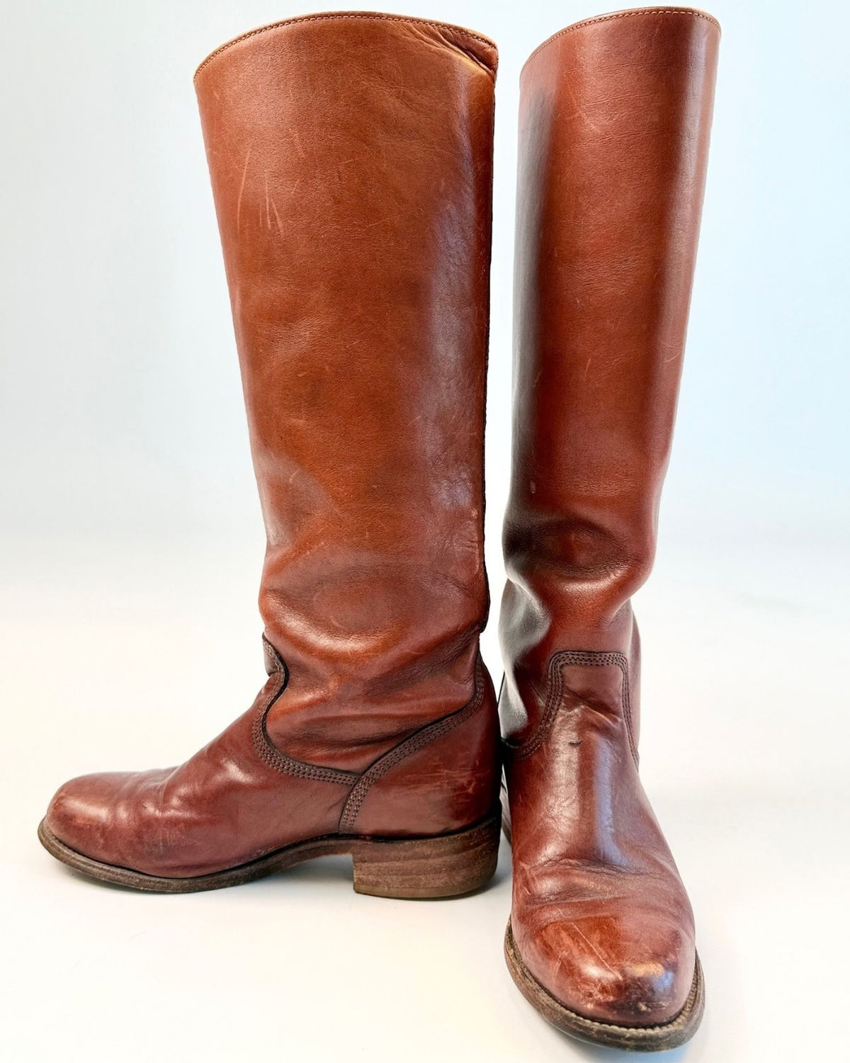 Rust Brown Frye Boots