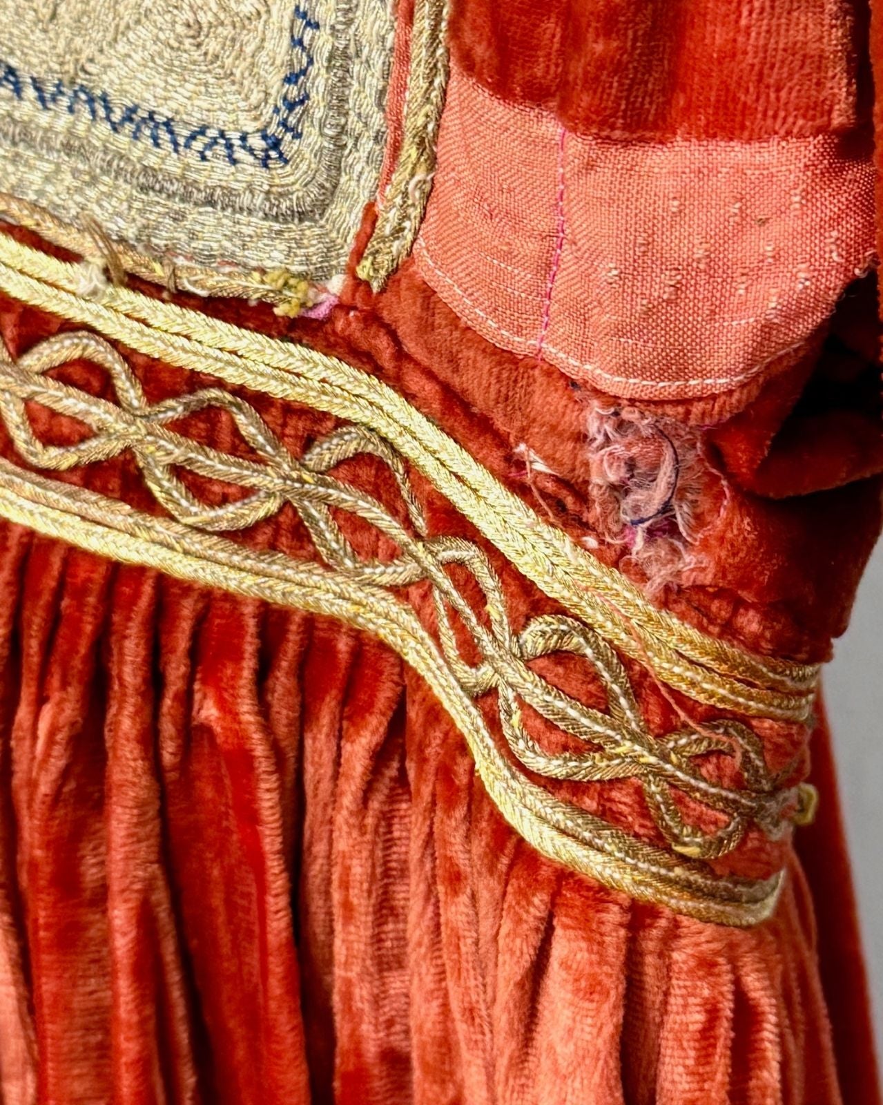 Afghan Citrine Centuries Folk Art Dress