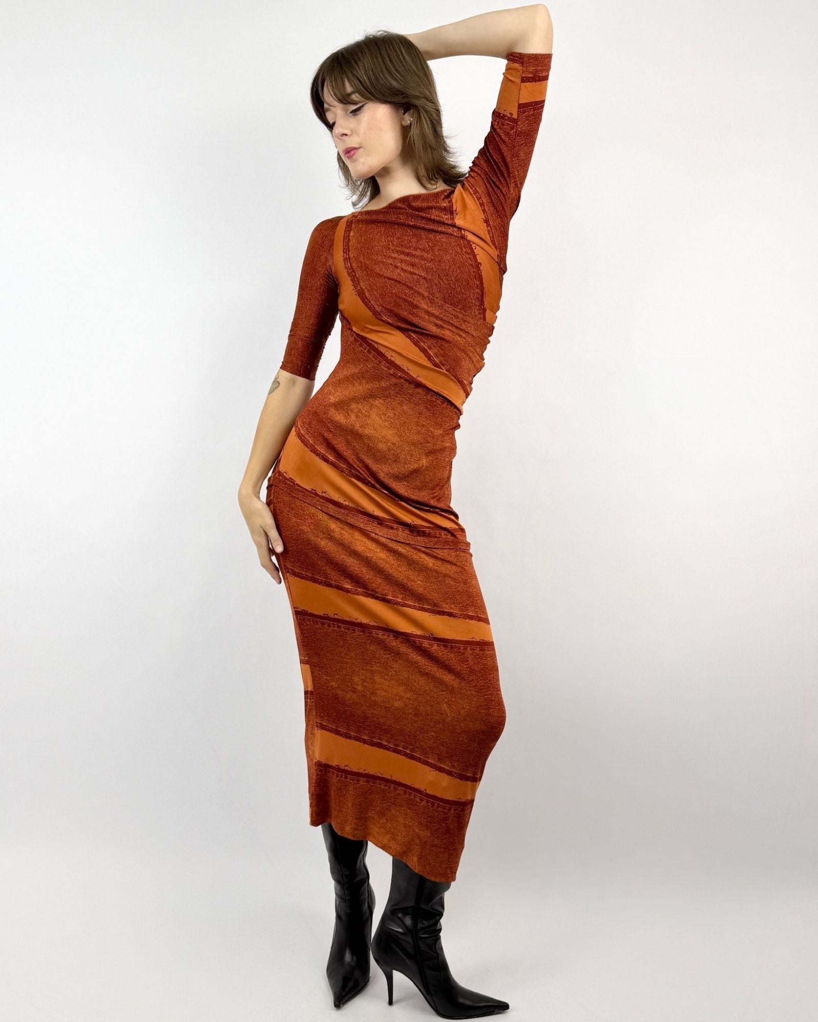 Gianfranco Fierre Mojave Rain Maxi Dress