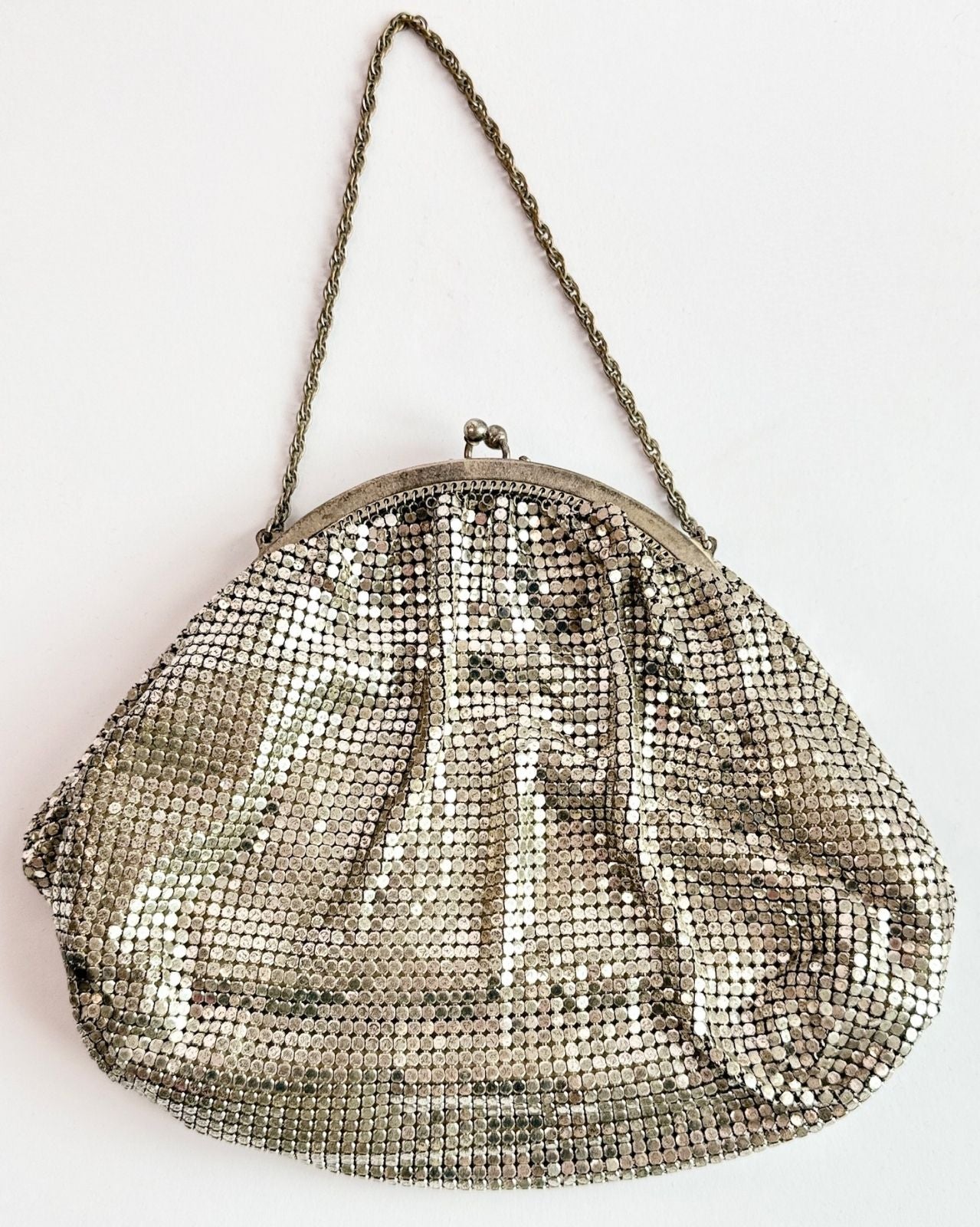Whiting and Davis Silver Mesh Bag