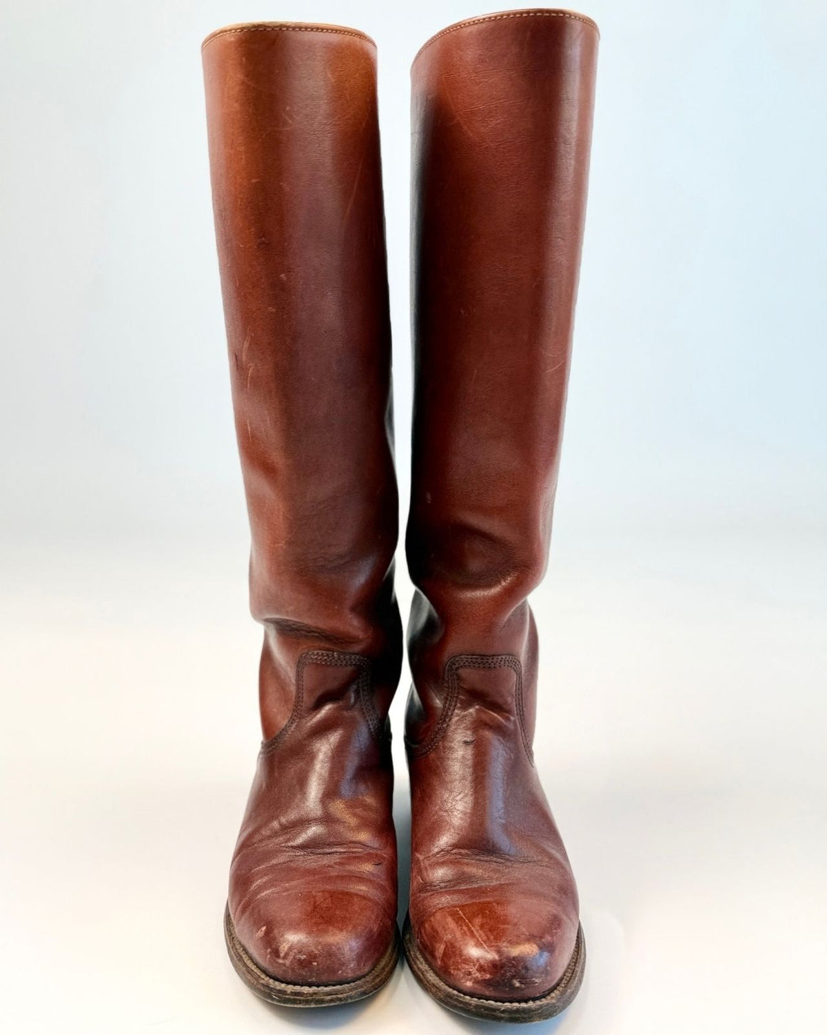 Rust Brown Frye Boots