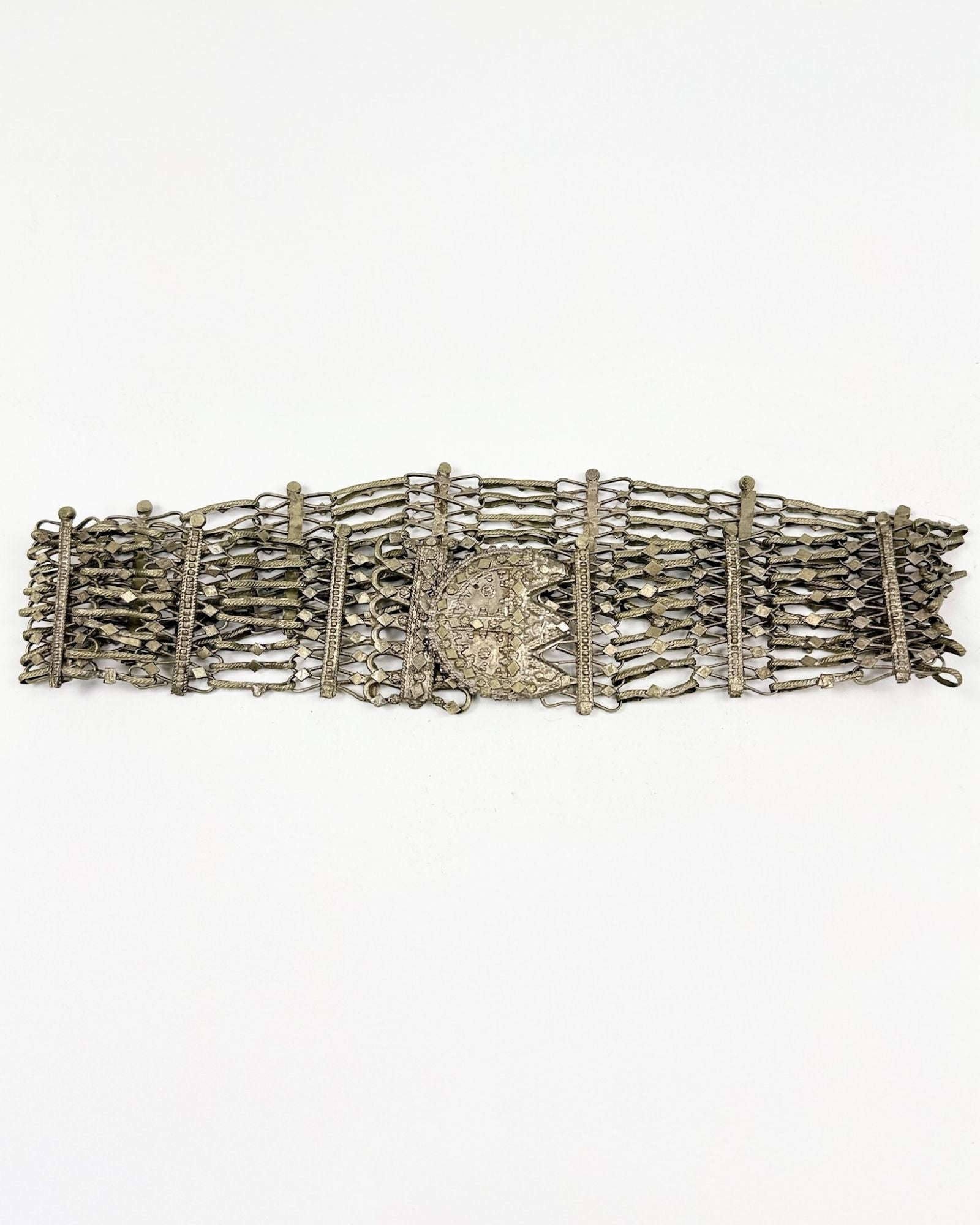 Silver Antique Waist Belt