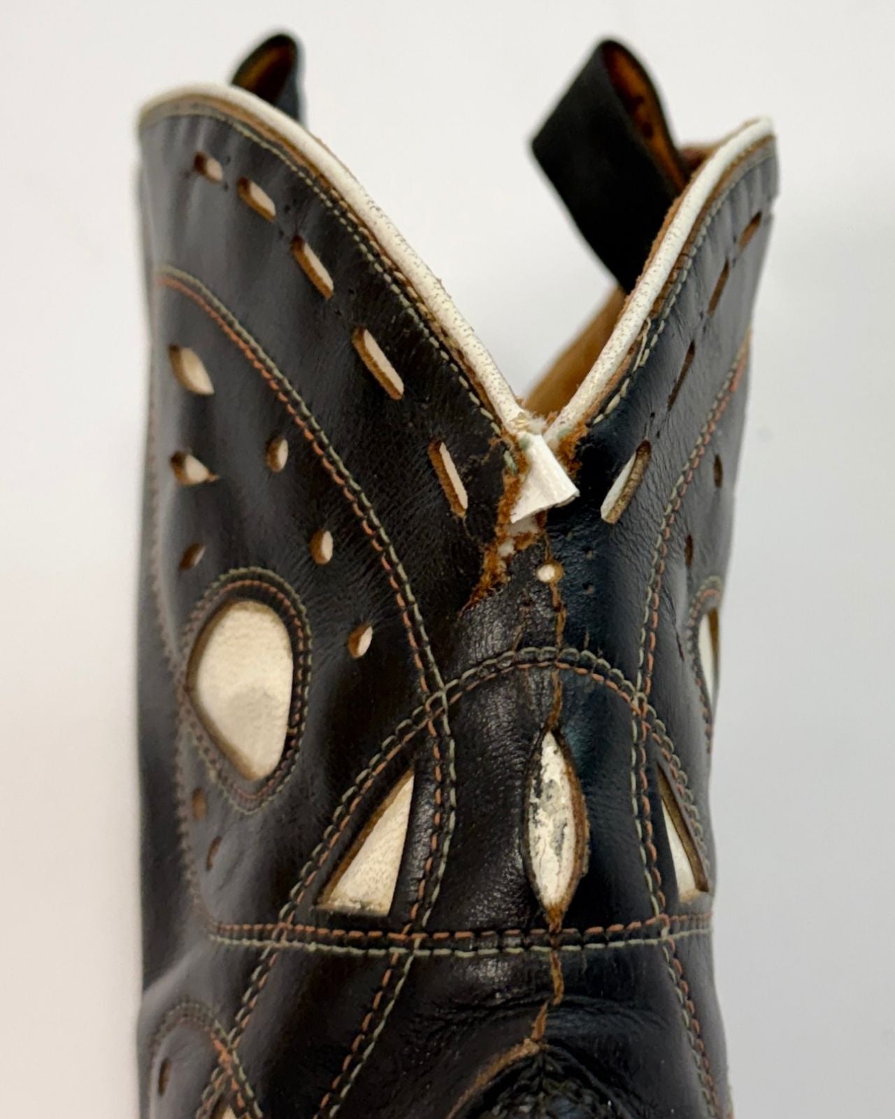 50s Black Goding Cowboy Boots